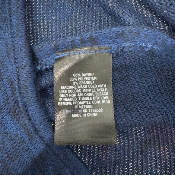 Knit by Hampshire Studio Women’s Blue Tank Top (M) - Picture 7 of 7